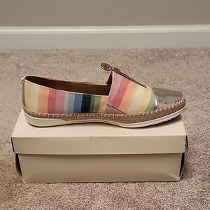Anne Klein Pink and Silver Espadrilles Casual Shoes